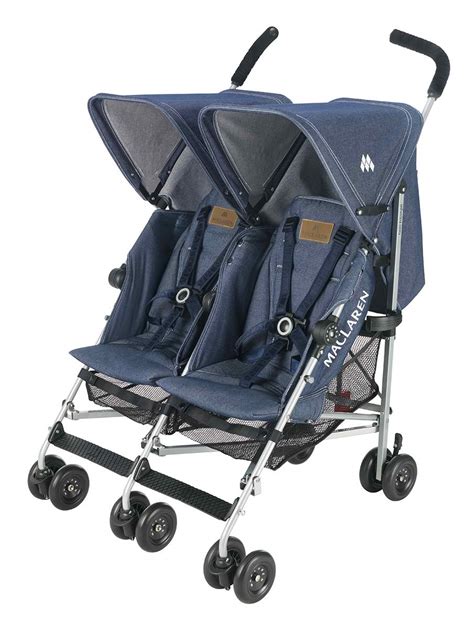 maclaren side by double stroller.